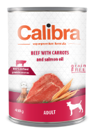 Calibra Dog Adult Beef with Carrots and Salmon Oil